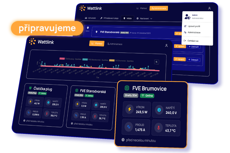 Energetický management komunitní energetiky Wattlink